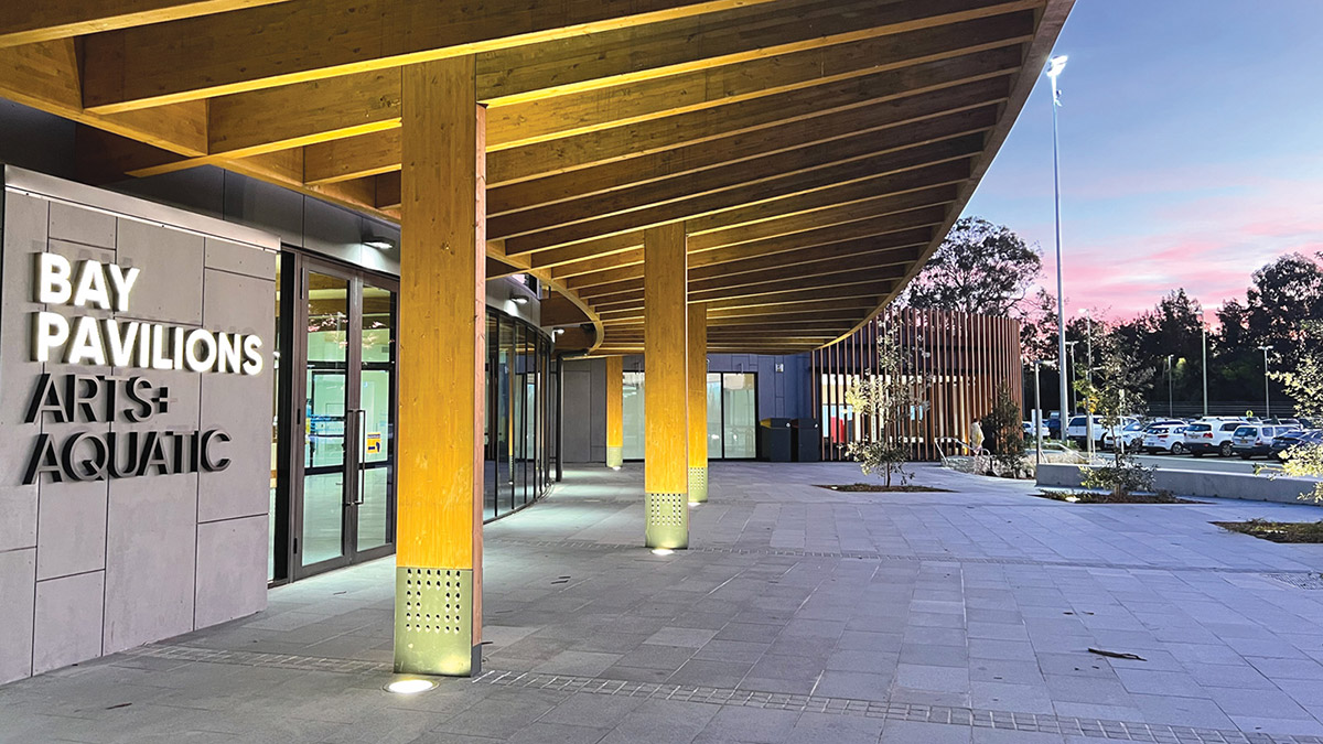 Entry of the Bay Pavilions