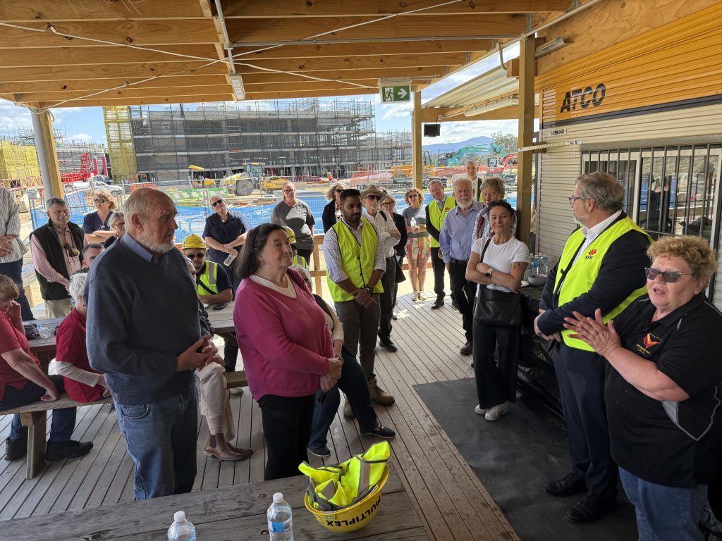 Ros Carriage from Batemans Bay LALC welcomed members of the health community to the tour