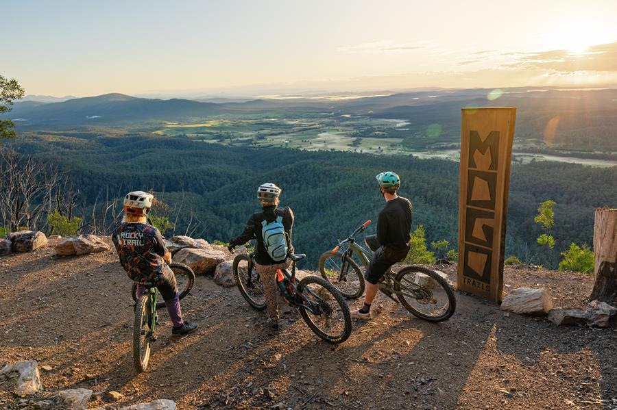View from Mount Wanderer, Mogo Trails Photo ESC