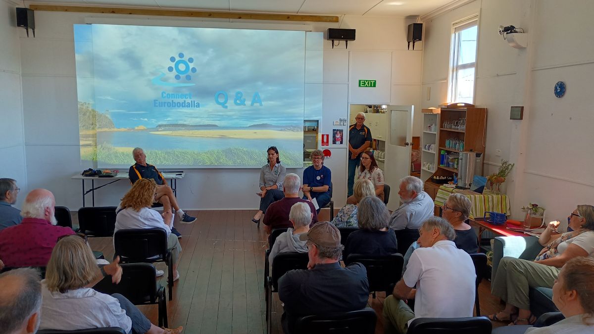 Eurobodalla Connect launch at the Red Door Hall Moruya