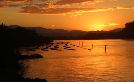 Moruya river sunset