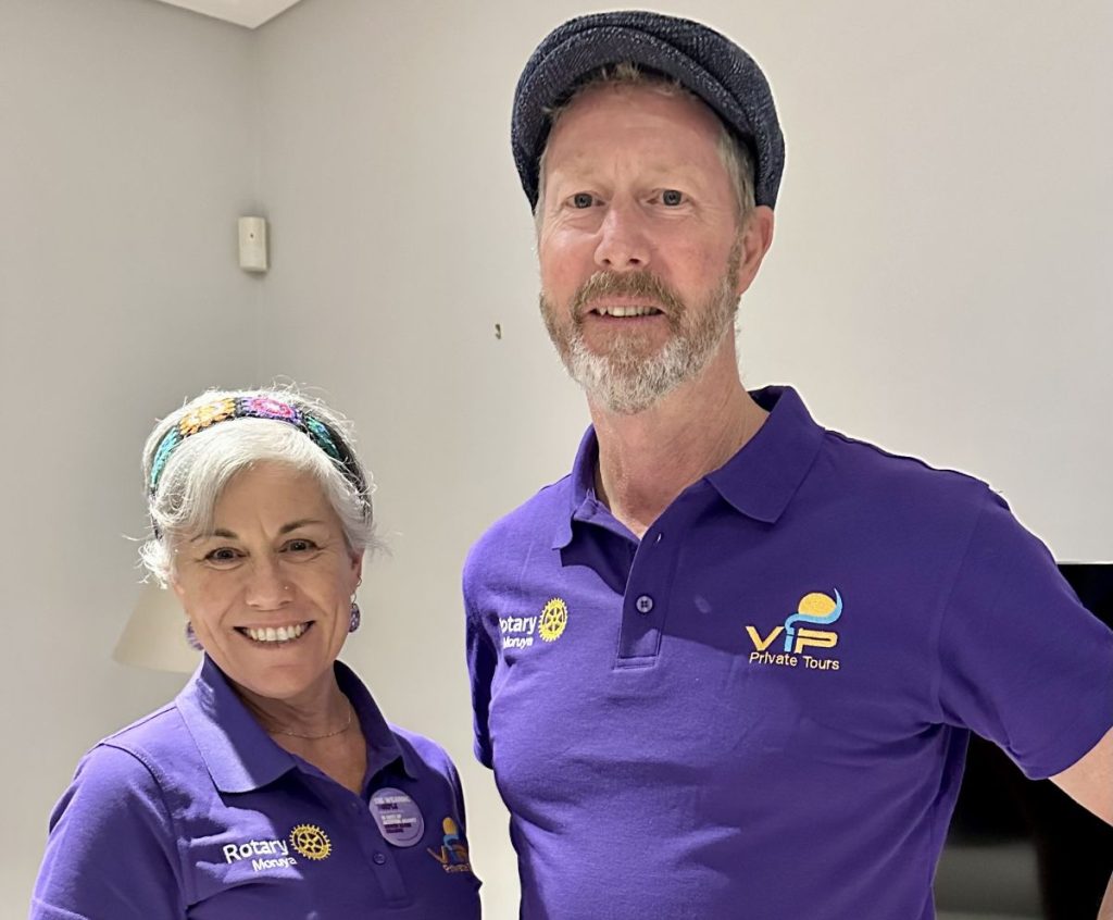 Rhonnie South and Steve Picton from Moruya Rotary